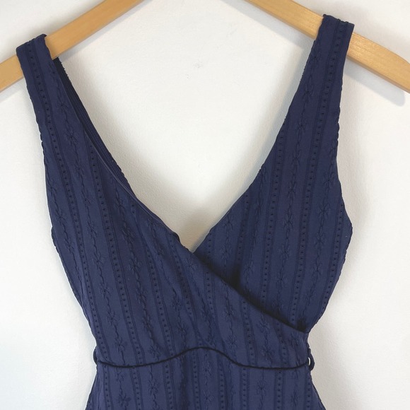 Andie The Belmar One Piece Swimsuit In Navy Eyelet Size Small New - Picture 4 of 14